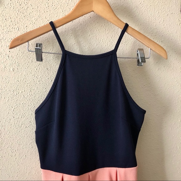 ‼️sold‼️ Agaci pink and navy striped  dress - Picture 4 of 6